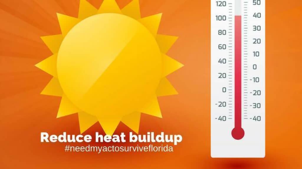 Florida heat illustration