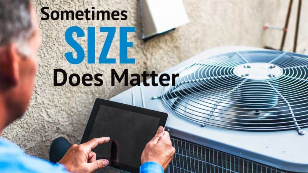 Choosing the right size ac unit