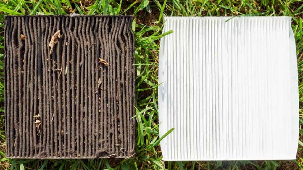 Clean & Dirty Air filter
